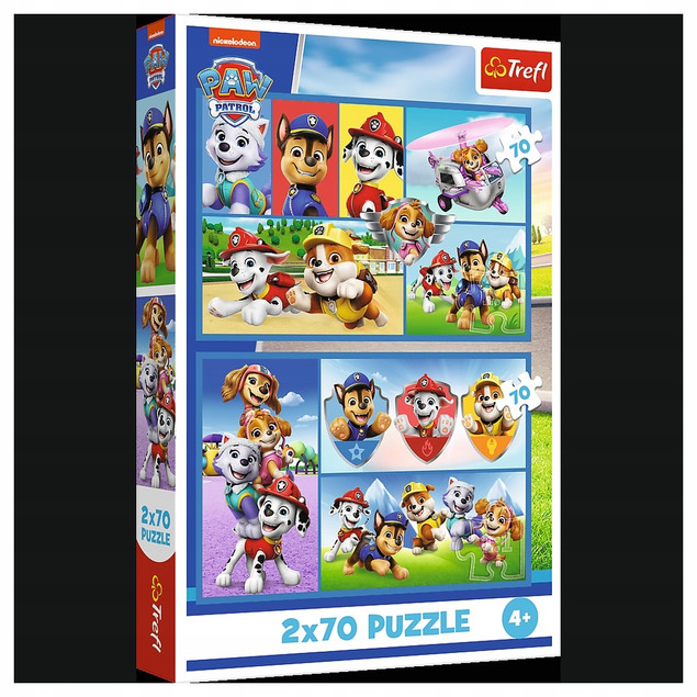 Psi Patrol Rządzi + 2x70 el. Puzzle