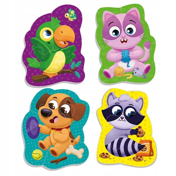Piankowe puzzle Zwierzęta domowe