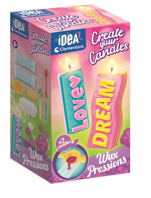 Clementoni ZESTAW KREATYWNY Mini Fabryka Świeczek Wiadomości LOVE DREAM DIY 18353