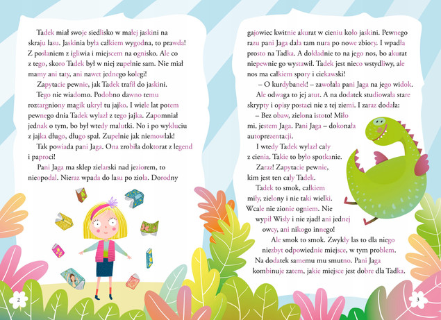 Czytanki Sylabowe SMOK TADEK Z POTWORKOWA Monika Ślizowska 5+ Skrzat