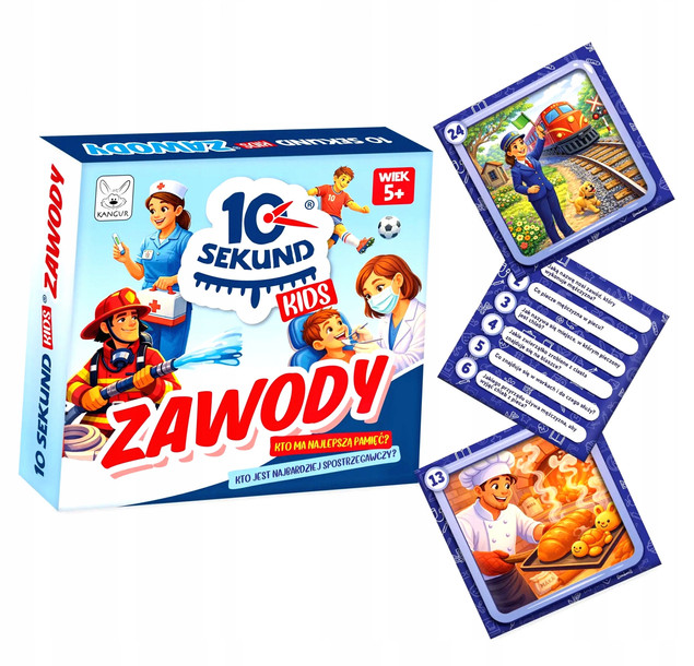 Gra planszowa 10 sekund Kids. Zawody Bard