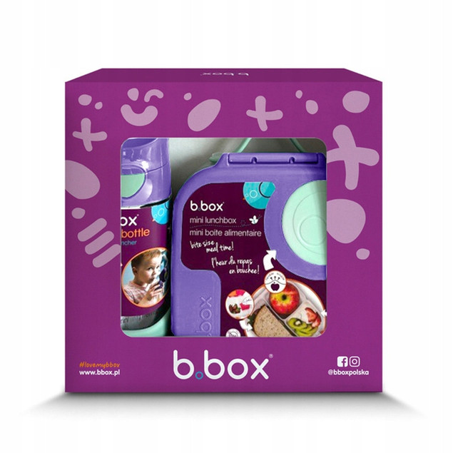 Zestaw bidon 251 ml i śniadaniówka Mini Lunchbox B.Box