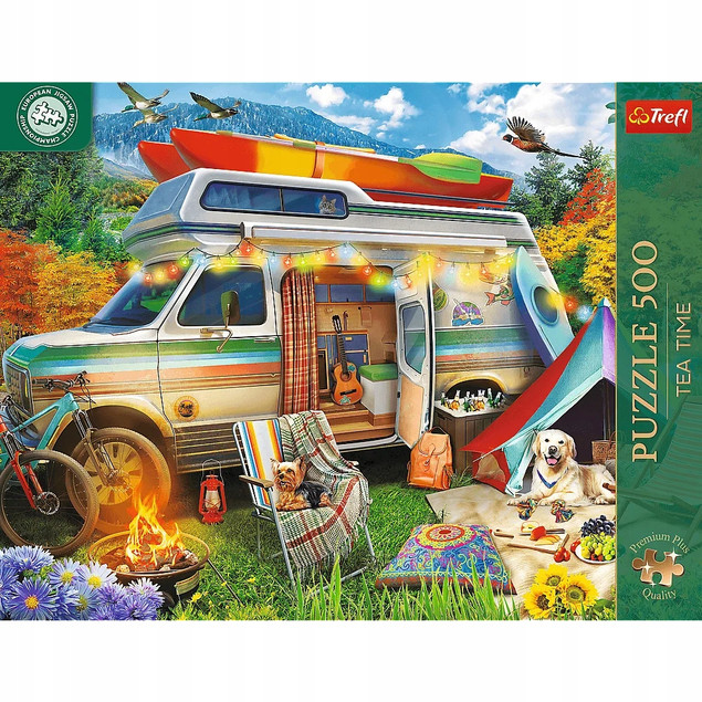 Puzzle Trefl 500 el. Mistrzostwa Europy: Tea Time Kamper