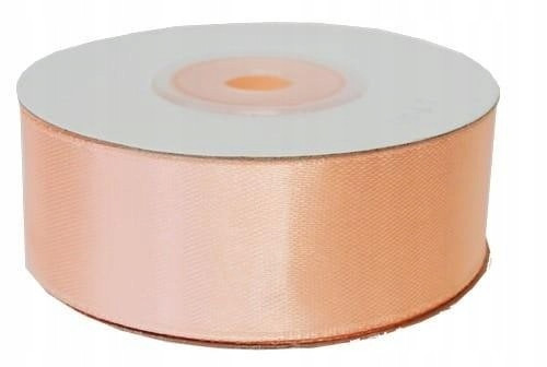 Wstążka tasiemka satynowa 12mm x 23m Łososiowa