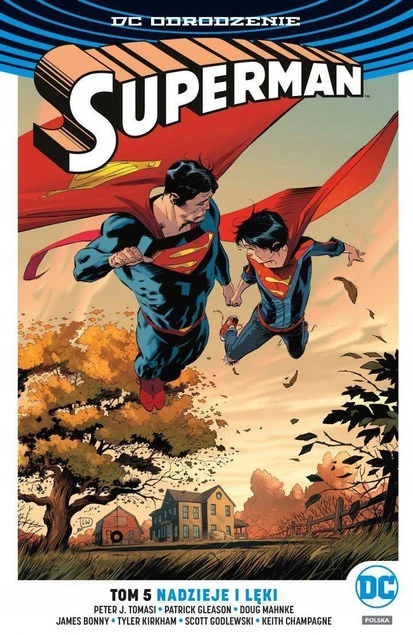 Superman Tom 5 Nadzieje i lęki DC Odrodzenie – okładka komiksu Egmont