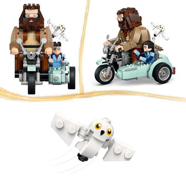 LEGO Harry Potter 76443 Motocyklowa Przejażdżka Hagrida i Harry’ego – Ucieczka