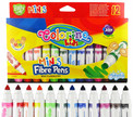 Mazaki Pisaki Flamastry Zmywalne Dla Dzieci 12 Kolorów 2+ Colorino 51415
