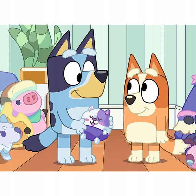 Puzzle 30 elementów z Bluey zawsze jest wesoło Trefl 18324