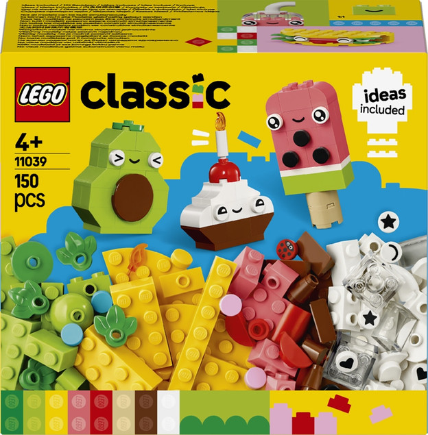 LEGO Classic 11039 Kreatywne Smakołyki – Zestaw Konstrukcyjny Jedzenie dla Dzieci (4+)