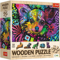 PUZZLE DREWNIANE 500+1 KOLOROWY SZCZENIAK TREFL