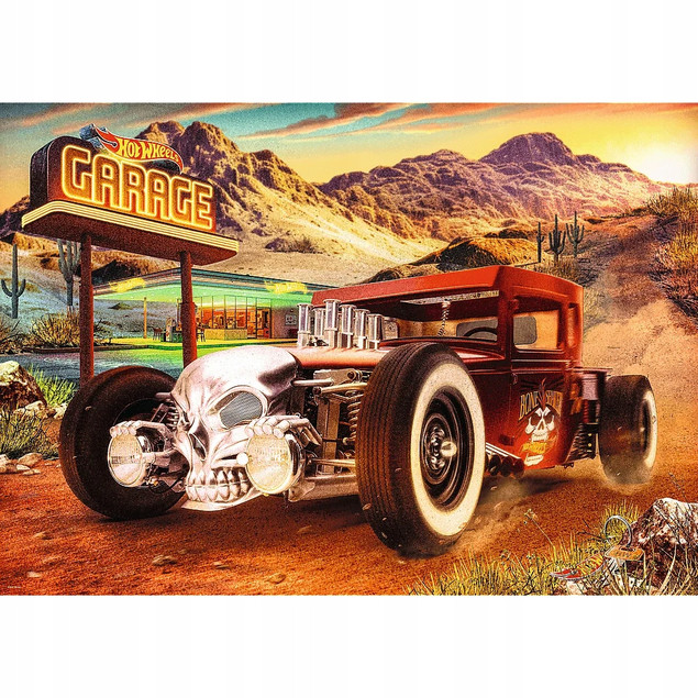 PUZZLE PREMIUM 1000 HOT WHEELS Bone Shaker, układanka