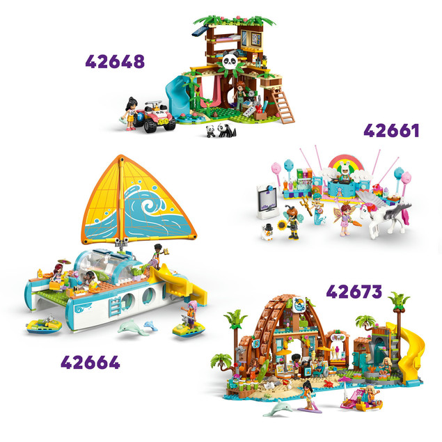 LEGO Friends - Zielona kawiarnia i kwiaciarnia 42671