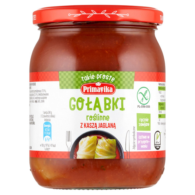 Primavika Gołąbki wege z kaszą jaglaną 480 g
