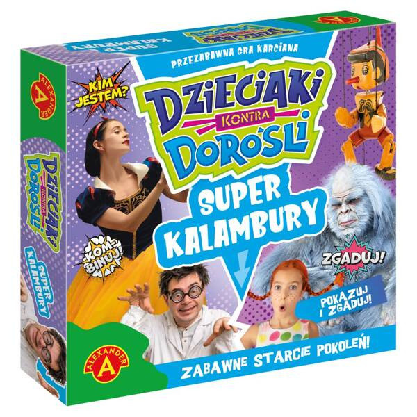 Gra planszowa Dzieciaki kontra Dorośli Super Kalambury Alexander