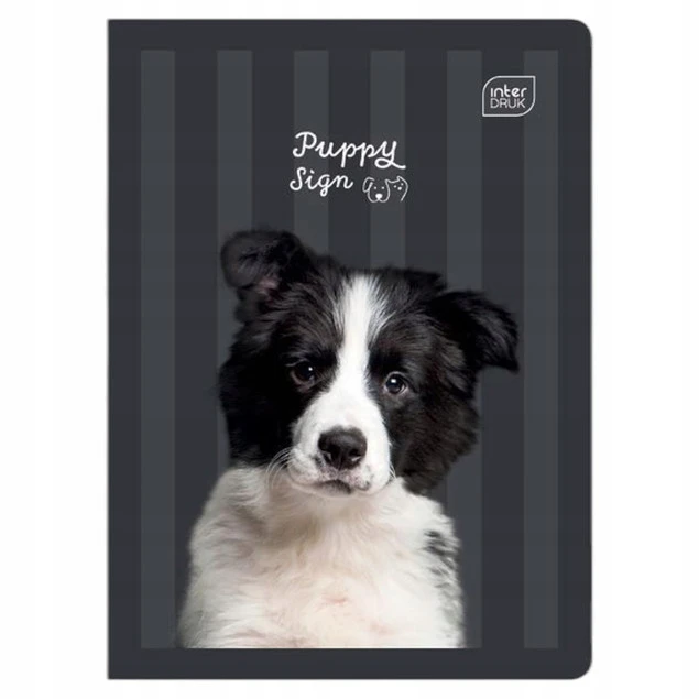 Zeszyt szkolny A5 32k w kolorową trzylinię ZWIERZAKI Puppy Interdruk_3