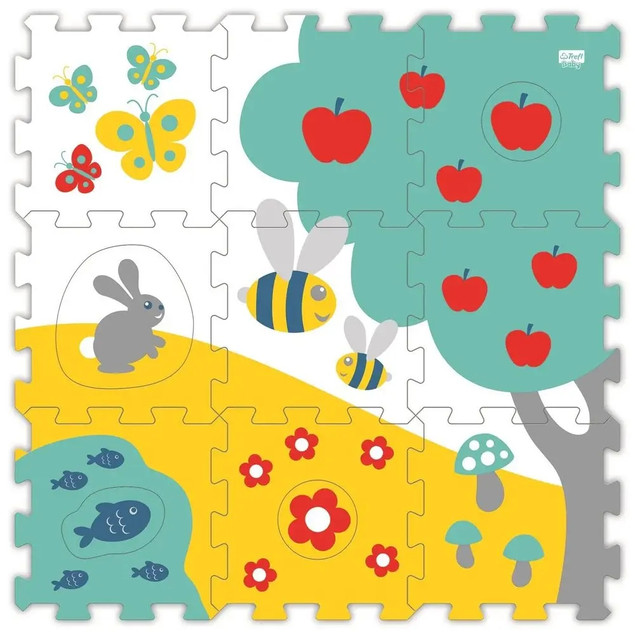 Puzzle Trefl Moja Pierwsza Puzzlopianka Łączka 9 sztuk