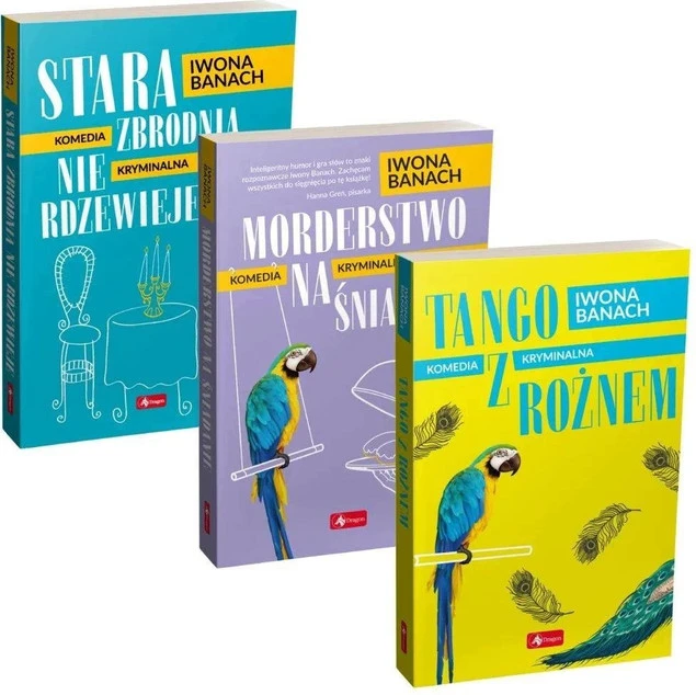 Pakiet książek Iwony Banach z serii z papugą
