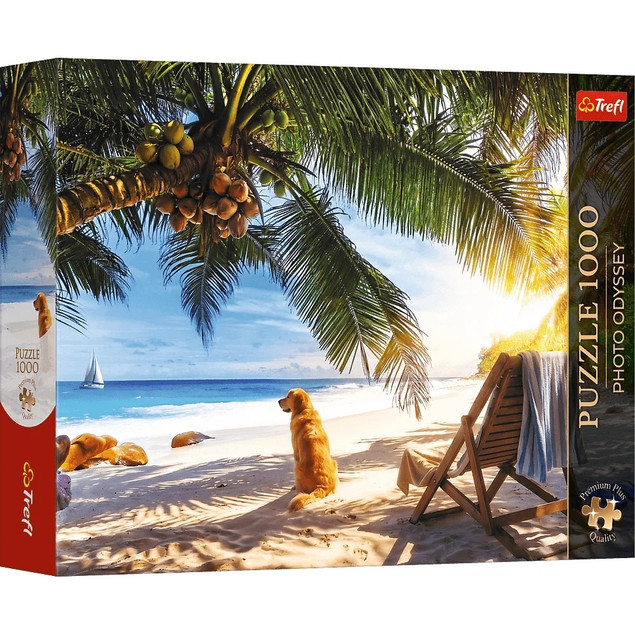 Trefl Puzzle PPQ 1000 el. Photo Odyssey: Relaks na plaży, Seszele
