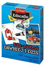 Karty Piotruś Edu Dawniej i dziś 08432 Trefl