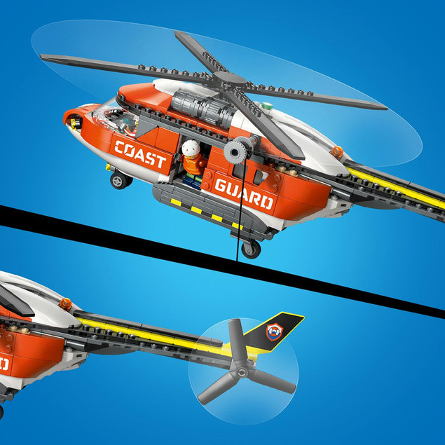 LEGO City 60503 Helikopter Straży Przybrzeżnej 7+ (551 el.)