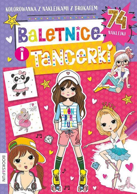 Kolorowanka. Baletnice i Tancerki