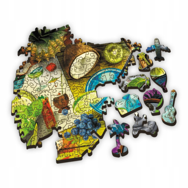 Trefl Puzzle drewniane 501 el. Kolorowe koktajle
