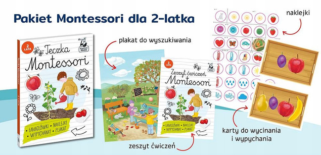 Teczka Montessori 2 lata – Kapitan Nauka
