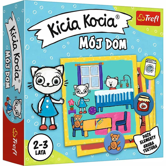 Gra Kicia Kocia Mój Dom 2-3 lata