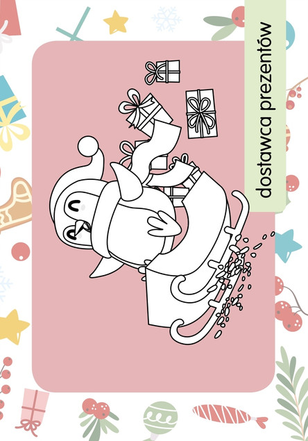 Kolorowanka z Tatuażami MAGIA ŚWIĄT 3+ Skrzat