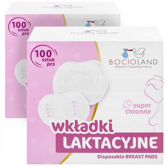 Wkładki laktacyjne Bocioland 100 szt.