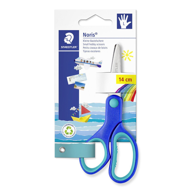 Staedtler Noris Nożyczki Szkolne Leworęczne 14 cm Ergonomiczne