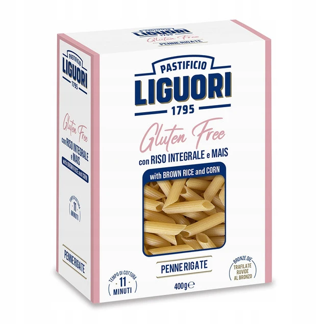 Liguori Makaron GLUTEN FREE Penne Rigate 400 g