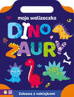 Kolorowanka Dinozaury. Moja Walizeczka z Naklejkami – Przenośna Zabawa