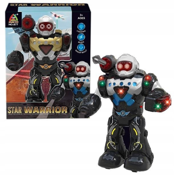 Robot Askato Interaktywny 24cm Światło Dźwięk Hologram