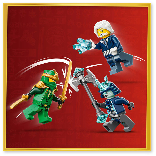 LEGO NINJAGO 71860 Tytanowy Robot Lloyda: 15 lat NINJAGO – Zestaw Kolekcjonerski
