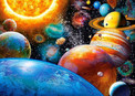 Puzzle 180 Układanka Dla Dzieci KOSMOS Planety Księżyc Planets 7+ Castor