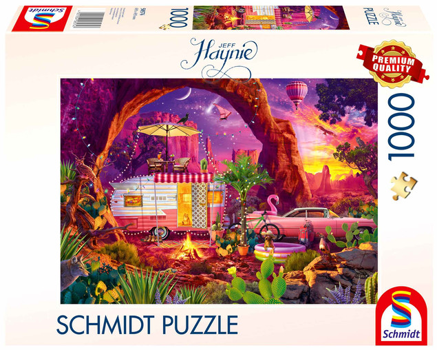 Puzzle Schmidt Spiele 1000 el. Przystanek na pustyni Jeff Haynie Premium Quality