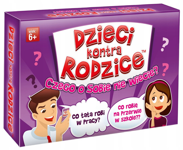 Zestaw gier Dzieci Kontra Rodzice 6+ Kangur
