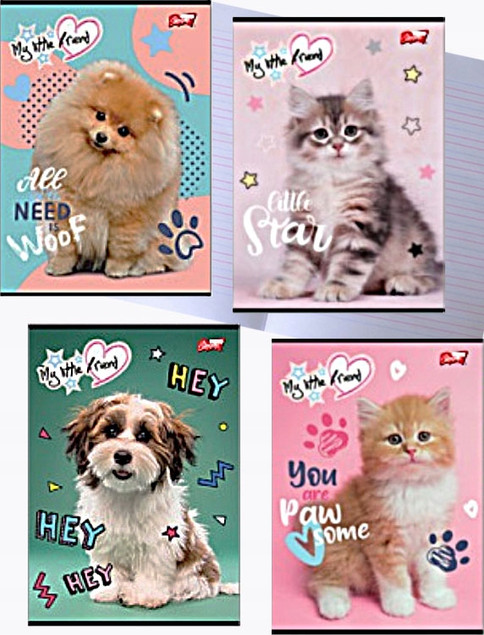 Zestaw upominkowy: kredki, farby i zeszyty. My Little Friends | St. Majewski