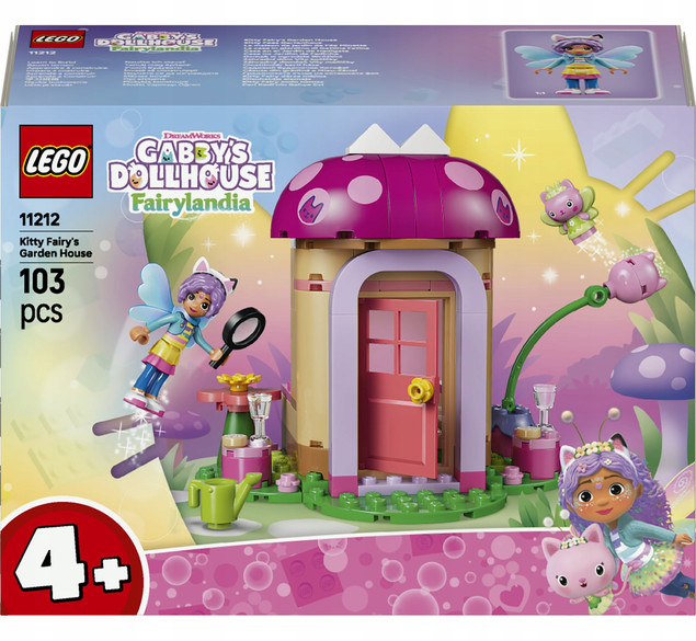LEGO Magiczny Domek Wróżki 11212 | Koci Domek Gabi: Domek w Ogrodzie Kotki Wróżki