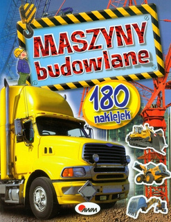 Maszyny Budowlane Łamigłówki Puzzle Labirynty 180 Naklejek 3+ AWM