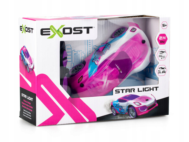 Samochód zdalnie sterowany Exost Star Light 1:34 wielokolorowy