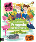 Uczę się czytać: Przygoda na Sawannie. Duże Litery, Podział na Sylaby