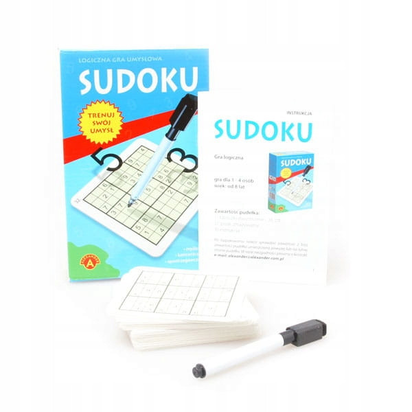Sudoku Dla Dzieci Mini Gra Logiczna 4+ Alexander 1350