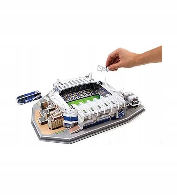 Puzzle 3D Nanostad Stamford Bridge - zbliżenie