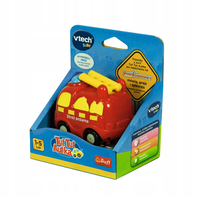 Trefl VTech Baby Tut Tut Autka Wóz Strażacki 60553