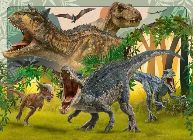 Puzzle Jurassic World układanie