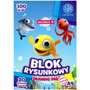 Blok rysunkowy biały A4 20k ASTRA