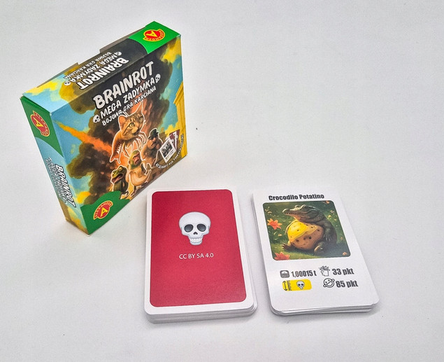 Gra Karciana BRAINROT Mega Zadymka 8+ Alexandra 3249