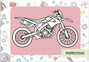 Kolorowanka Z Tatuażami Motocykle 3+ Skrzat